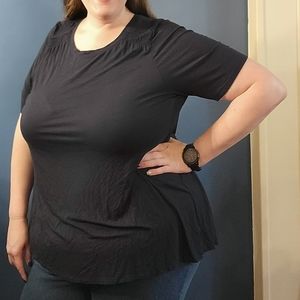 Lane Bryant 22/24 Navy Blue Swing Tee
